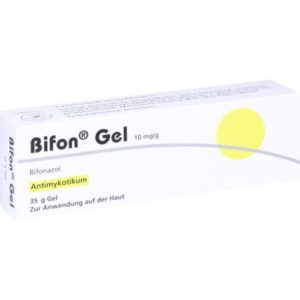 Bifon Gel wird auf der Haut angewendet und ist ein pilzabtötendes Mittel.