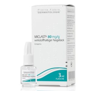 Miclast 80 mg:g wirkstoffhaltiger Nagellack 3 ml